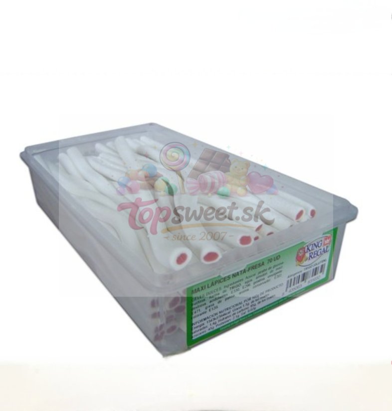 Želé pelendreky s jahodovo-smotanovou príchuťou 50g (1ks=0,55 eur)/30