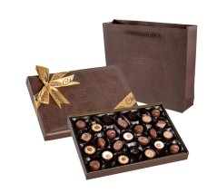 Bolci Kožená bonboniéra 285g tmavohnedá/8