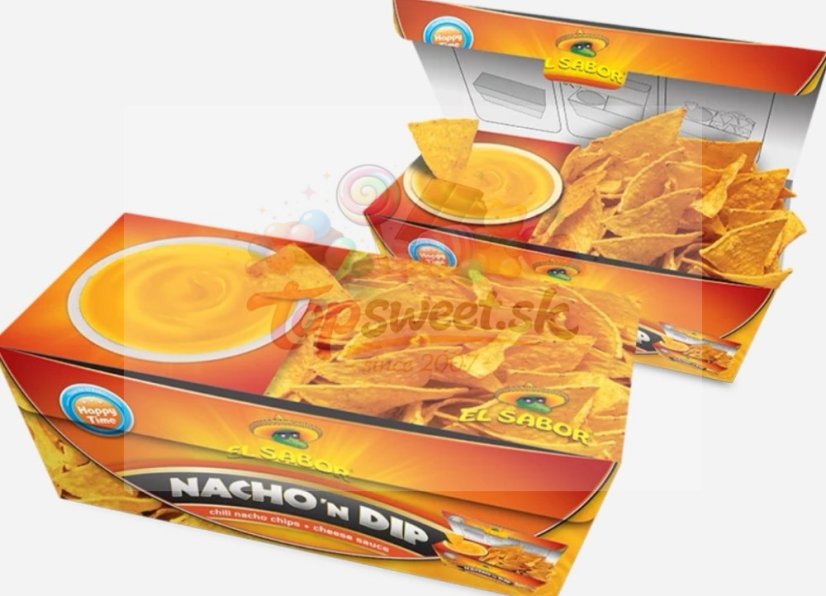 Nacho + dip syr 175g/12