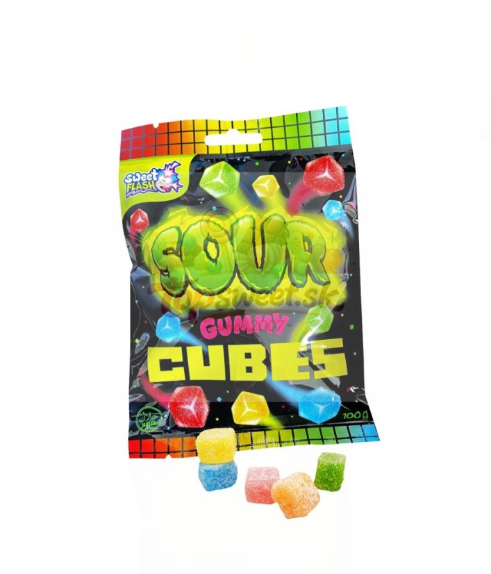 Sour Gummy cubes 100g/15