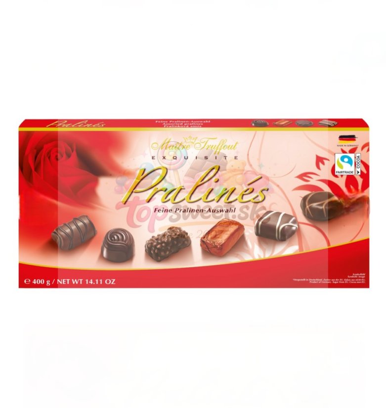 Pralines 400g červené/12 Pralines 400g červené/12