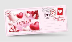 Čokoládový List 90g I Love You/30