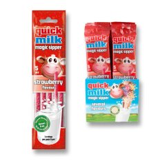 Quick Milk Jahodová slamka do mlieka 30g (5x6g)/20