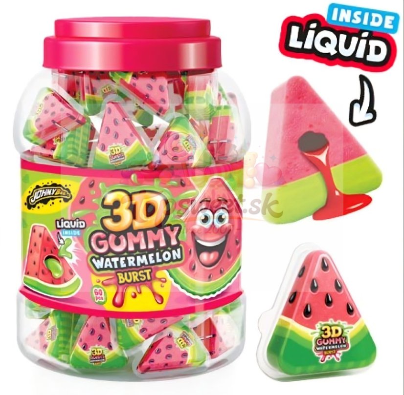 Johny Bee 3D gummy watermelon burst 18g/60
