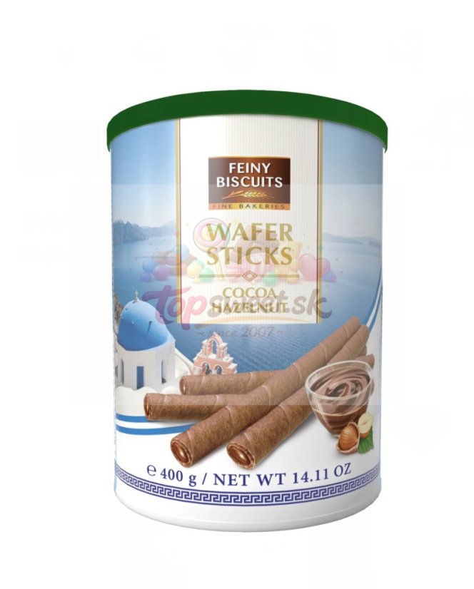 Trubičky plech 400g kakao-oriešok/12