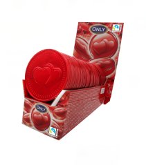 Srdiečko plakety 21,5g priemer 80mm/36