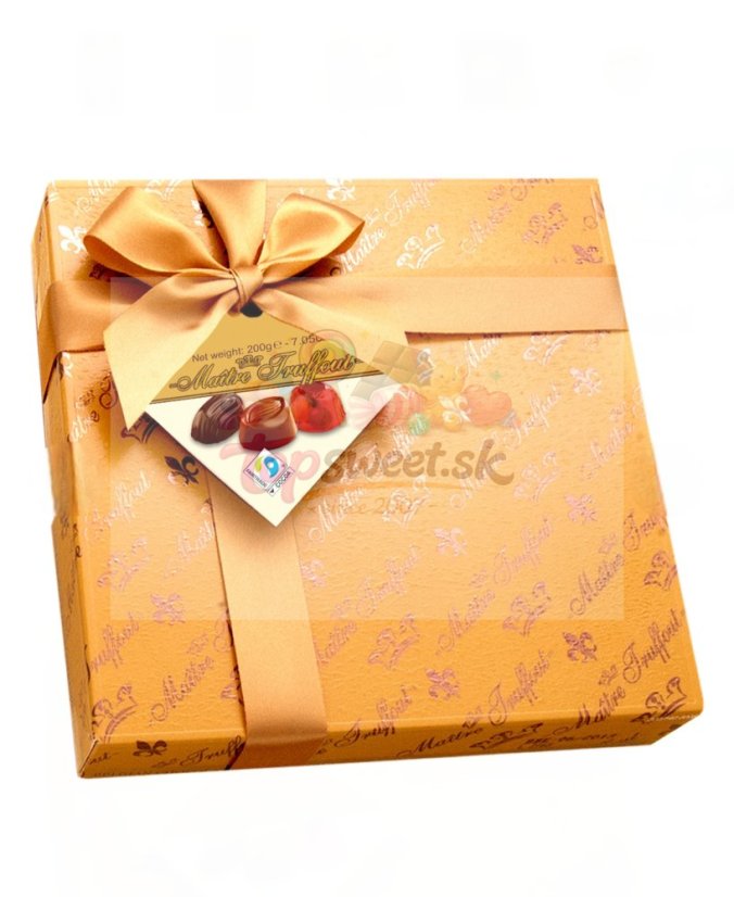 Belgické pralinky 200g - žltá/12