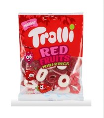 Trolli Red Fruits Minirings 200g/15