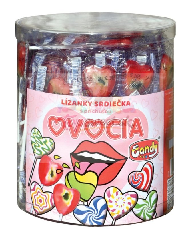 Srdiečko ovocné 8g/125