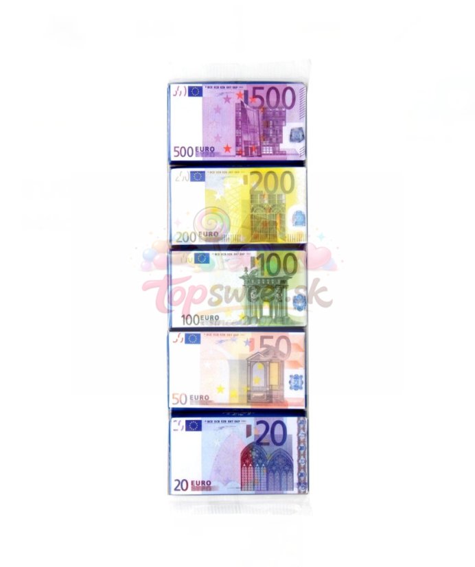 Mliečna čokoláda 75g (5x15g) Euro/20 Mliečna čokoláda 75g (5x15g) Euro/20