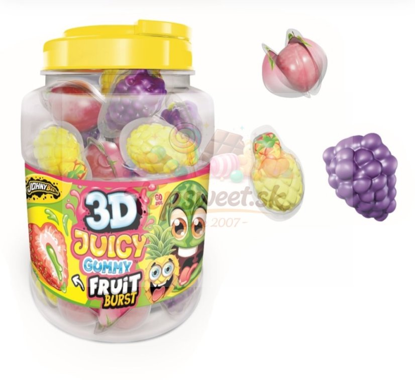 Johny Bee 3D Juicy gummy fruit burst 18g/60