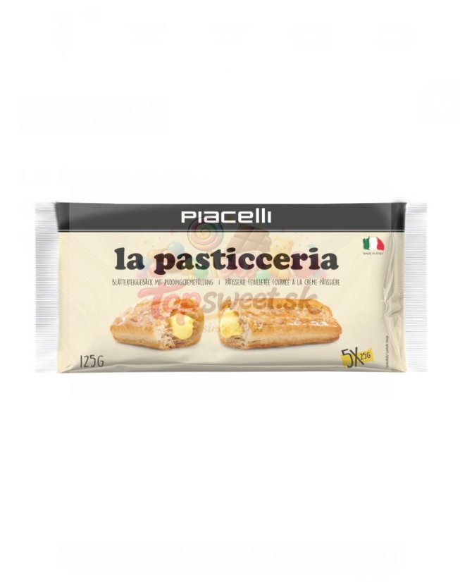 La Pasticceria - Lístkové rolky s vanilkovou krémovou plnkou 125g/16