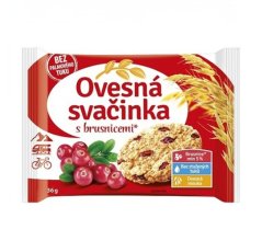 Ovsená desiata s brusnicami 36g/20
