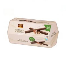 Hazelnut wafer rolls 150g/8