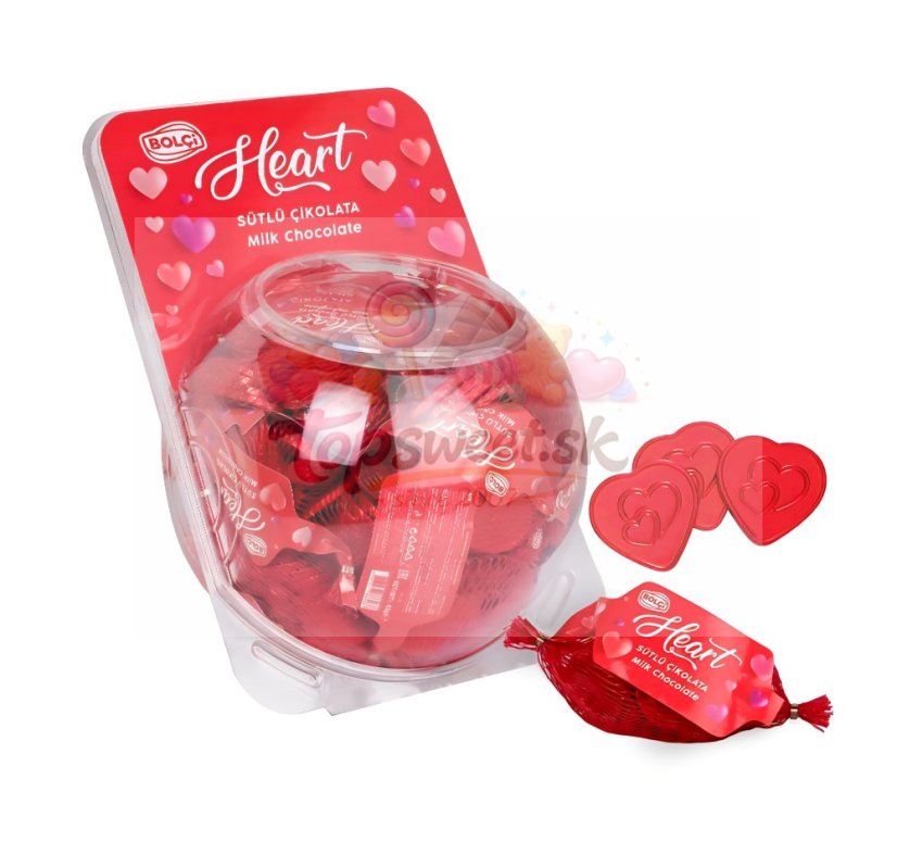 Bolci Chocolate heart 63g - red/25