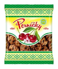 Perníčky s višňovou náplňou v glazúre 150g/14
