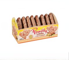 Perníčky srdiečka 160g v cukrovej glazúre/12
