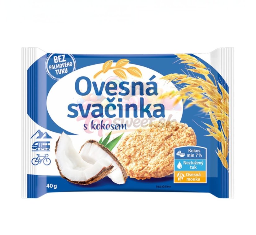 Ovsená desiata s kokosom 40g/20