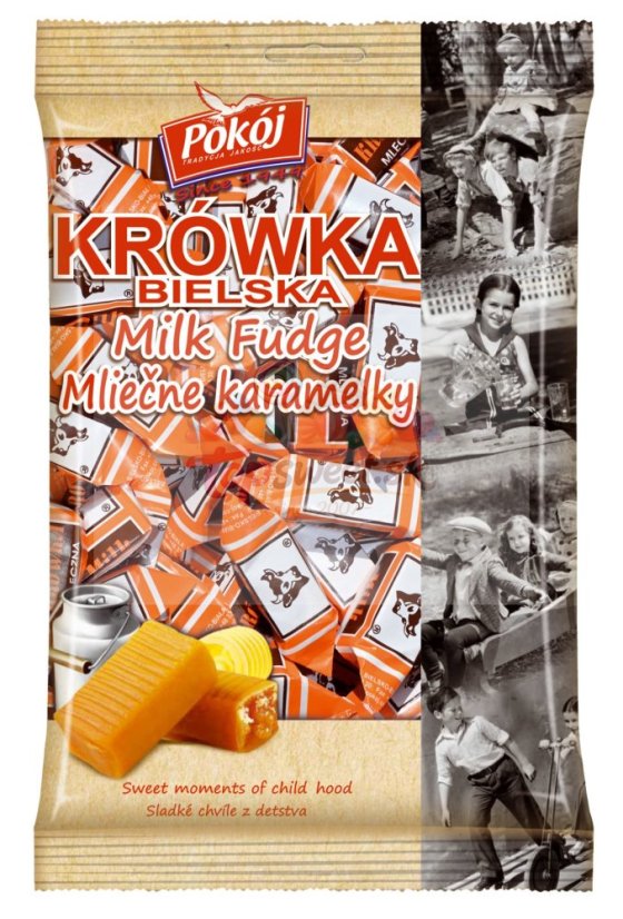 Krowky 1kg mliečne karamelky (Retro dizajn)/5