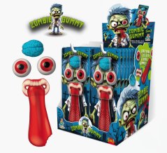 Zombie Gummy – želé jazyk, zuby, mozok, 2x oči 28g/20