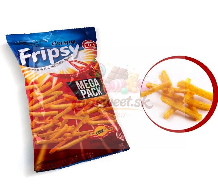 Fripsy Sticks 120g - chilli/12 Fripsy Sticks 120g - chilli/12