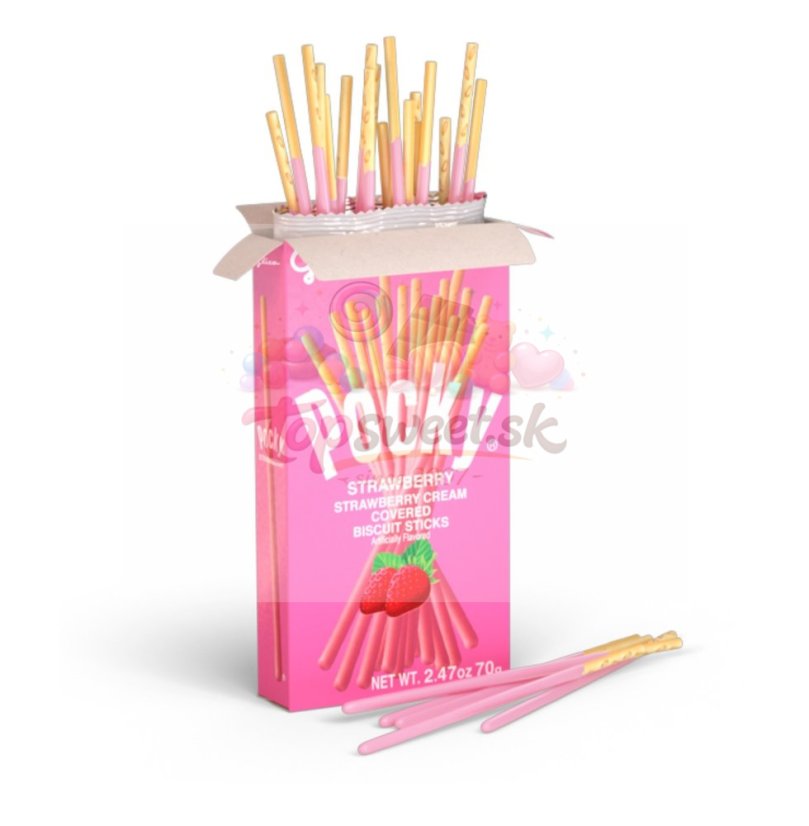 Pocky jahoda 45g/10