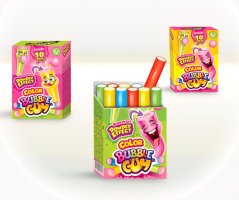 Johny Bee Color bubble gum 35g/18
