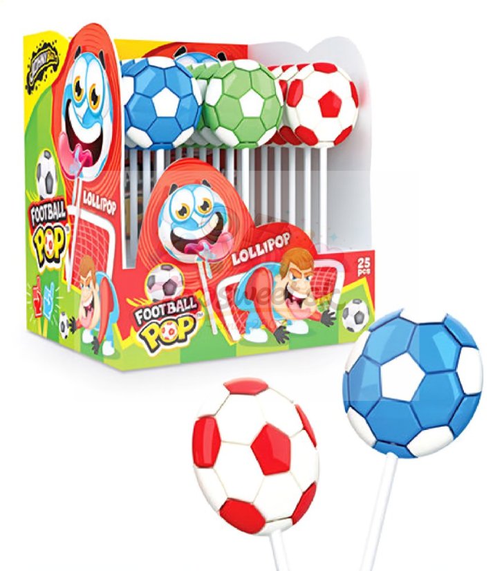 Johny Bee Football pop lízanka 25g/25