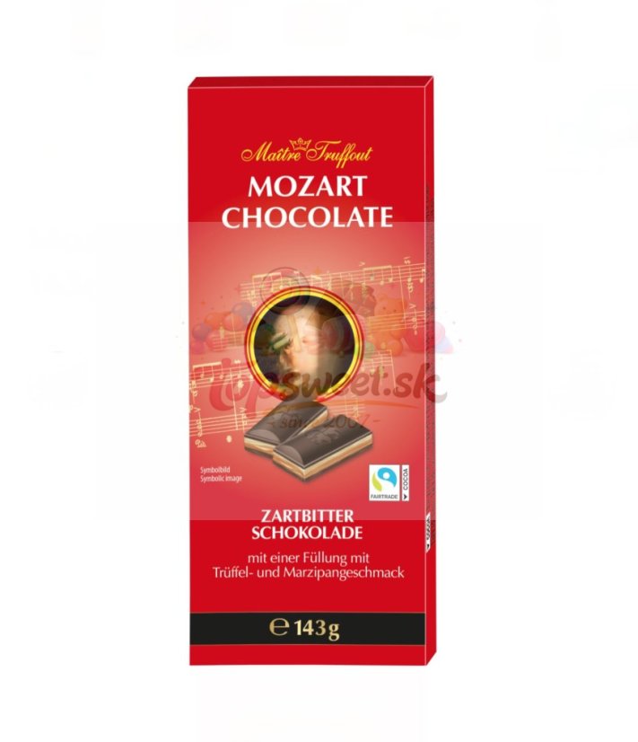 Mozart Horká čokoláda 143g/20