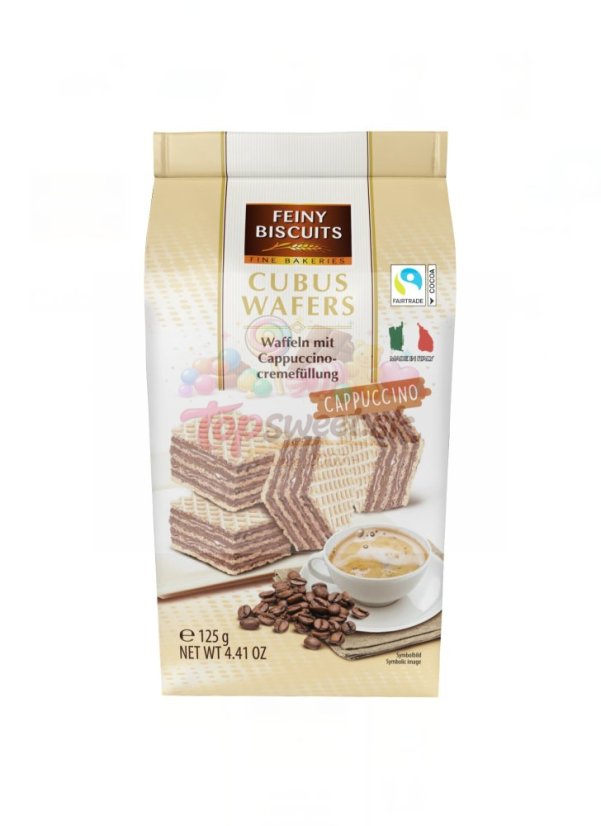 Cubus Wafers Cappuccino 125g/12
