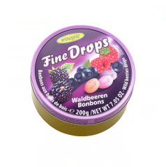 Cukríky v plechovke 200g - lesné plody/10