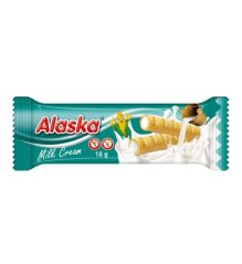 Alaska trubička kukuričná 18g - mliečna/48