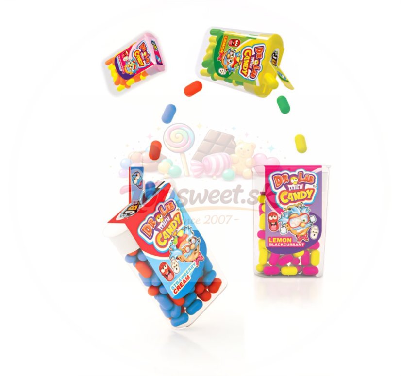 Johny bee Dr. Lab Mini candy stand 16g/80