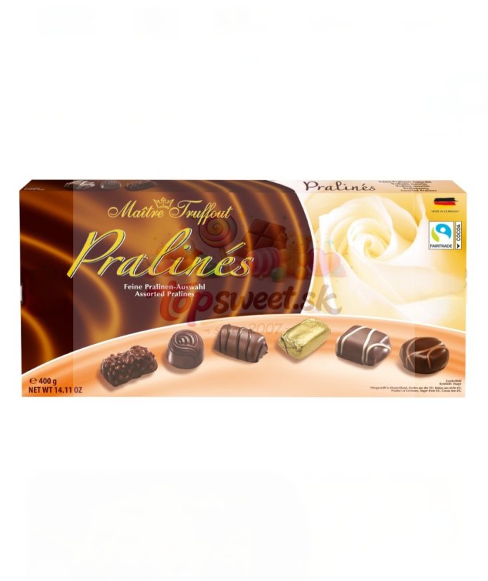 Pralines 400g hnedé/12