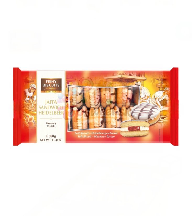 Jaffa Sandwich 380g mix karton (9ks)
