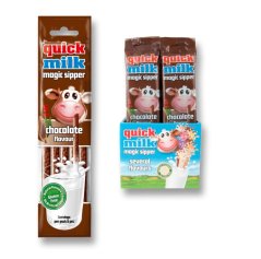 Quick Milk Čokoládová slamka do mlieka 30g (5x6g)/20