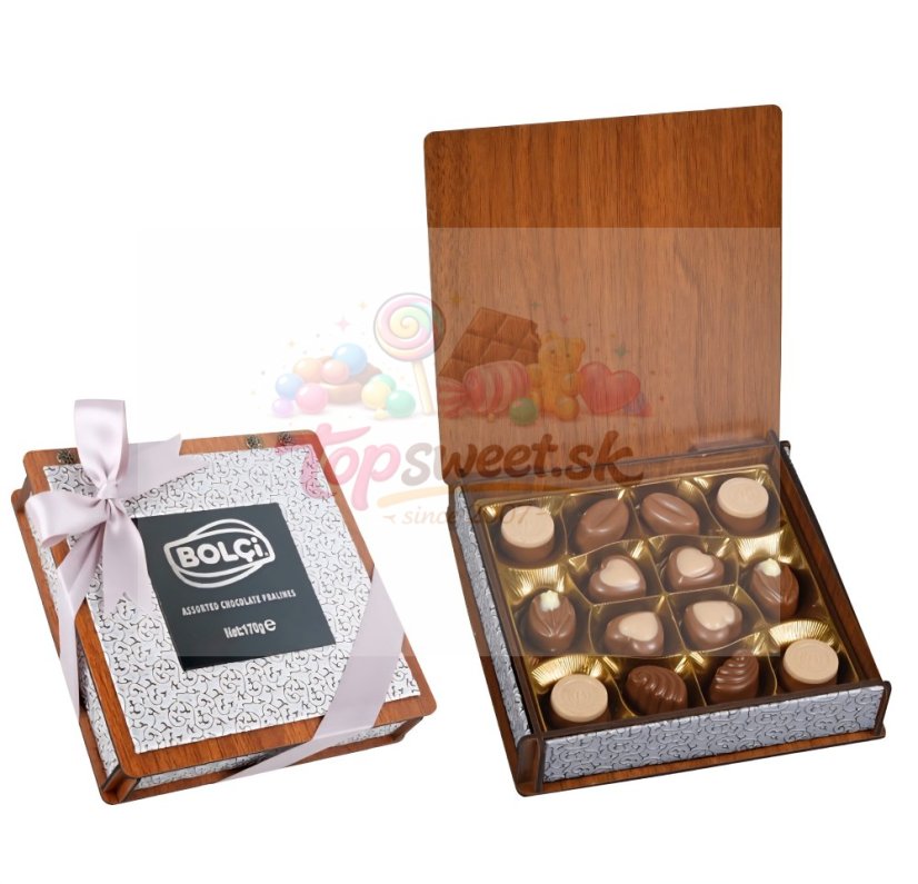Bolci Drevená kazeta 170g Silver/12