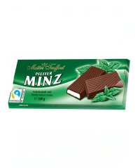 Horká čokoláda s mätovou náplňou 100g/20