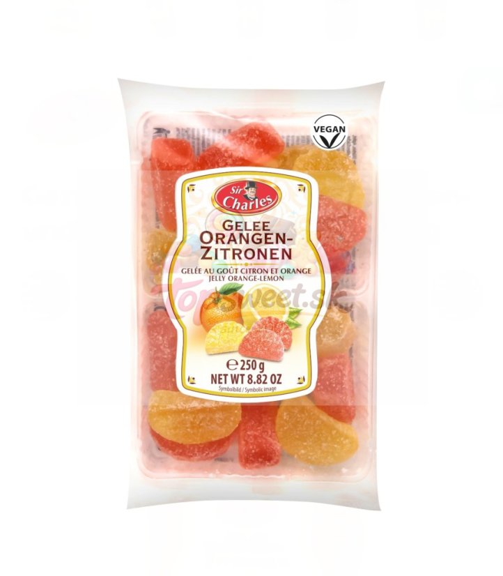 Želé pomaranče a citróny 250g/20 Želé pomaranče a citróny 250g/20