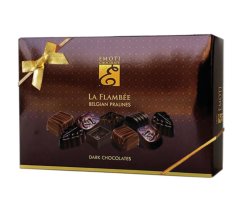Belgické pralinky La Flambe 120g Dark/9