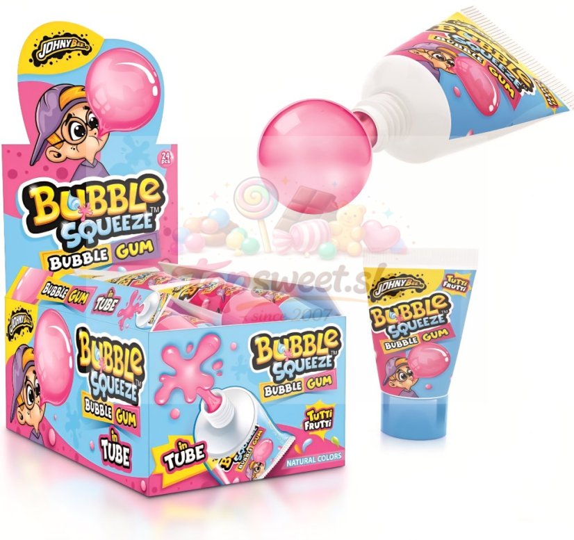 Johny Bee Bubble Squezze 30g/24 Johny Bee Bubble Squezze 30g/24