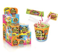 Johny Bee Candy Noodle cup Sour 55g/12