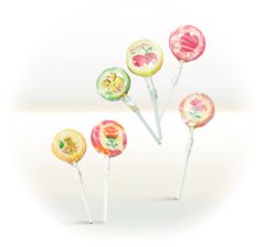 Roksové lízanky malé 8g (1ks = 0,17 eur)/100