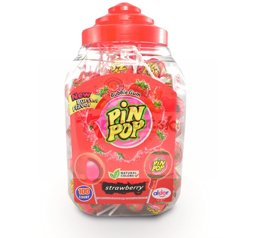 Pin Pop 18g Strawberry/100