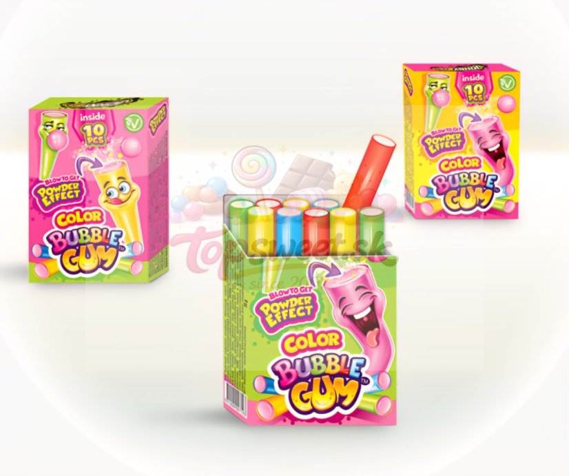 Johny Bee Color bubble gum 35g/18