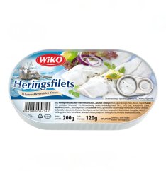 Sleďové filety v chrenovej omáčke 200g/10
