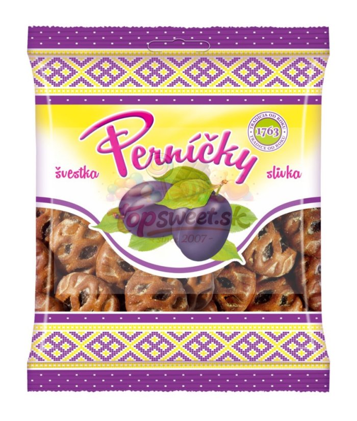 Perníčky so slivkovou náplňou v glazúre 150g/14