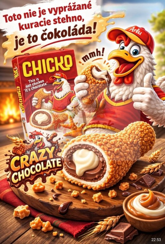 Chicko - Kuracia čokoláda 50g/12