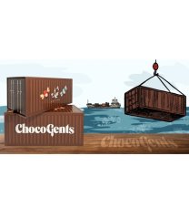 ChocoGents Kontajner 130g/15