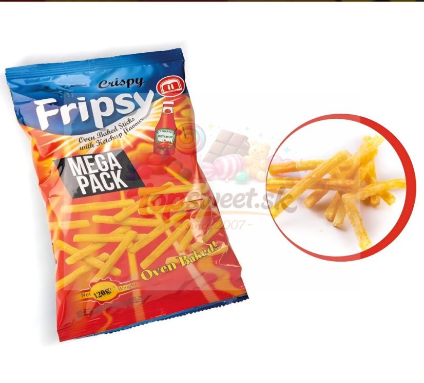 Fripsy Sticks 120g - Ketchup/12